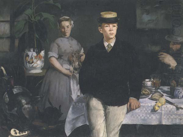 Edouard Manet Le dejeuner dans l'atelier (mk40) china oil painting image